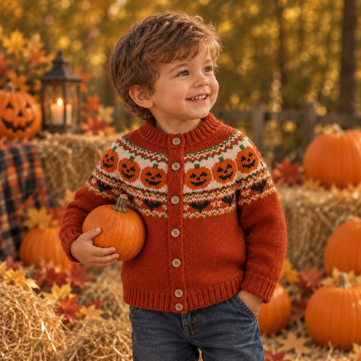 Halloween Sweater Knitting Pattern