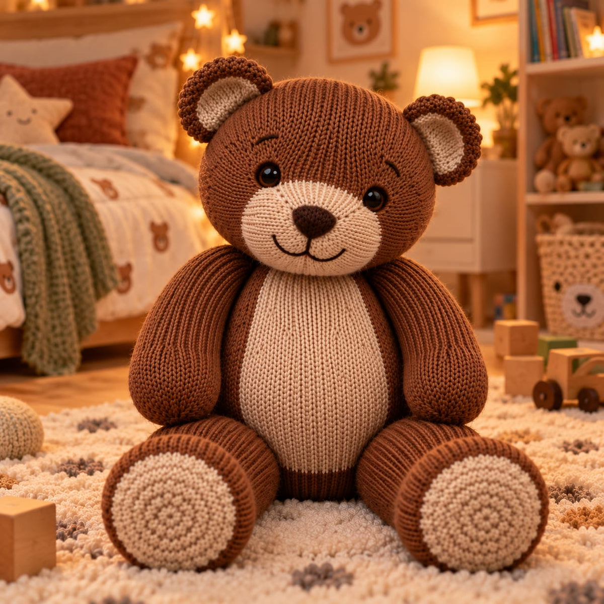 Cute Teddy Knitting Pattern