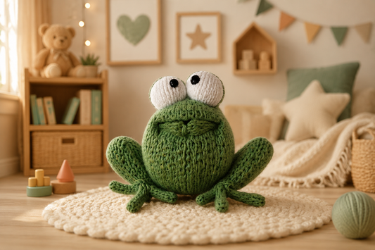 Cute Frog Knitting Pattern