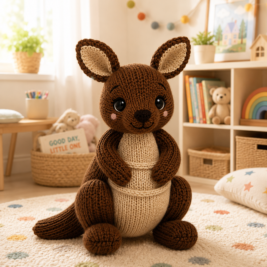 Baby Kangaroo Knitting Pattern