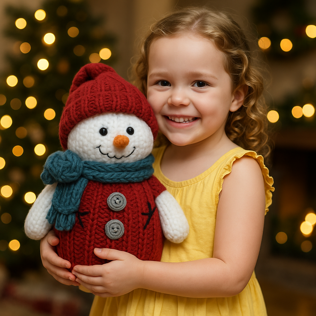 Snowman Knitting Pattern